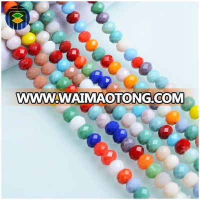 Glass Beads Manufacturer Mixed Color Faceted Abacus Beads